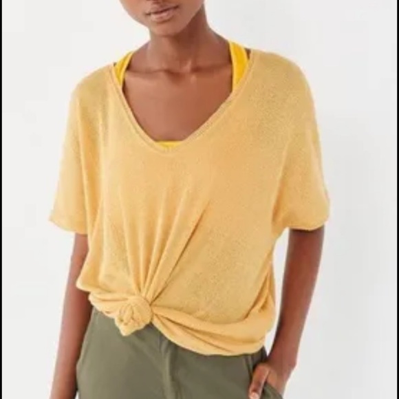 Urban Outfitters Frankie Oversize Thermal Top XS - Picture 3 of 13